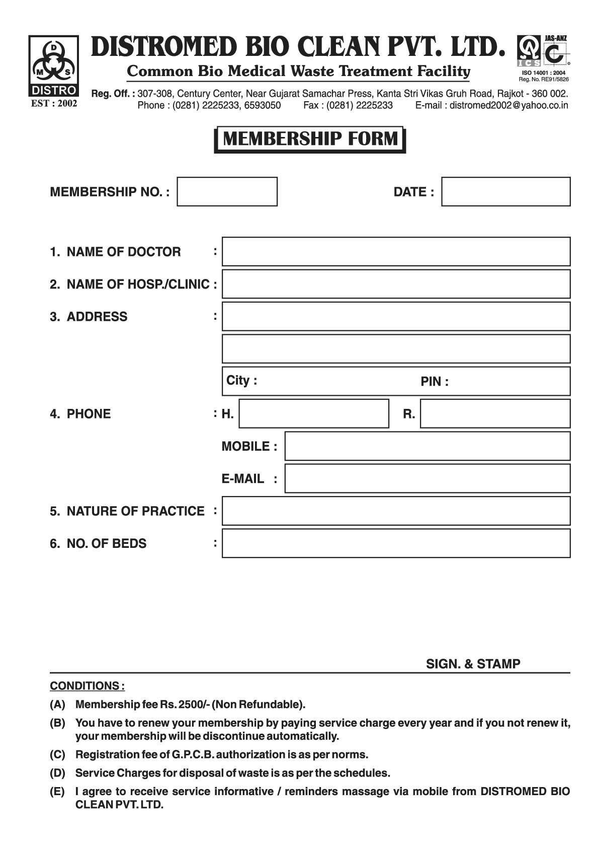 Membership Form