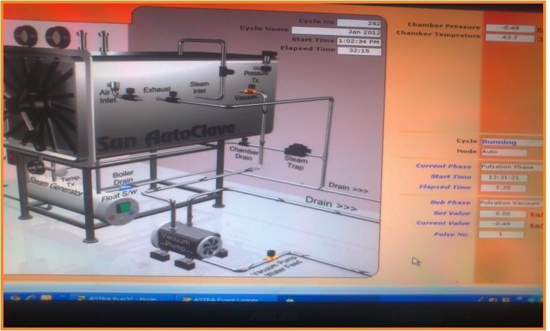Autoclave Online Monitoring